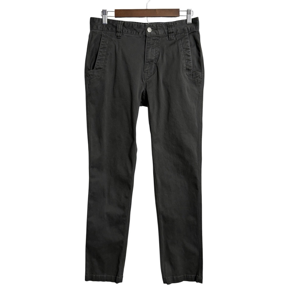 Mountain Khakis Teton pants men's 30x32 gray outdoor camp hike casual gorpcore